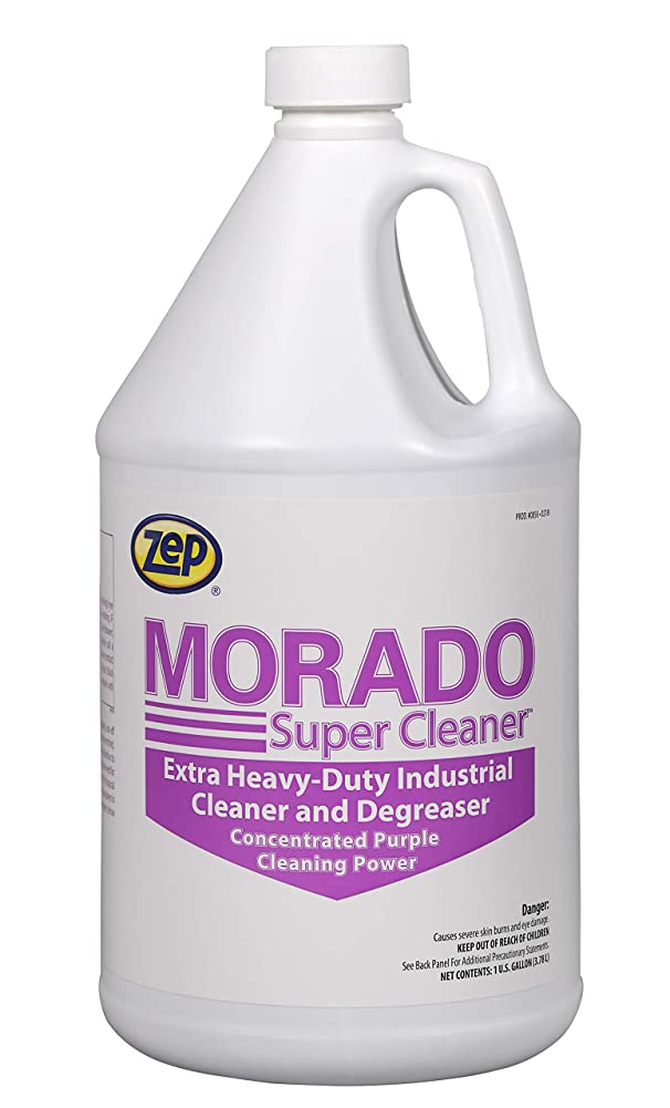 Zep Morado Extra Heavy-Duty Industrial Cleaner and Degreaser – Quickly Removes Grease – 1 Gallon