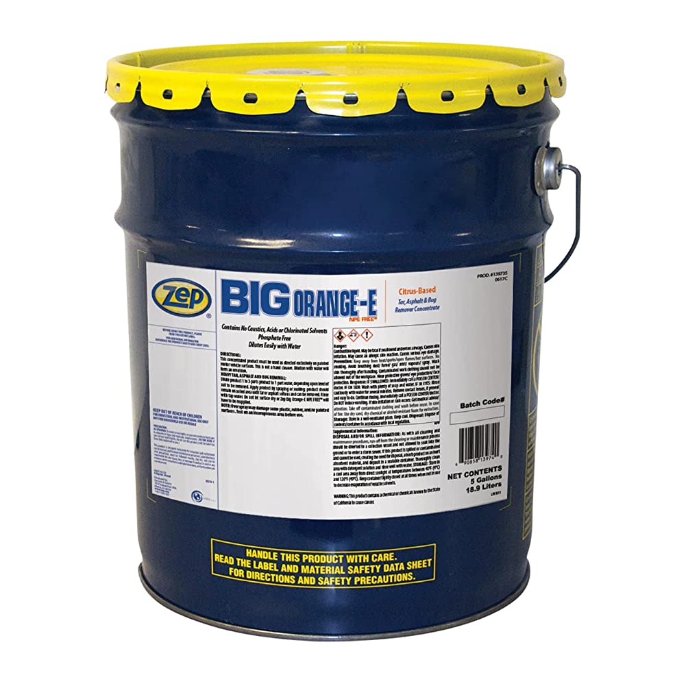 Zep Big Orange-E Tar, Asphalt & Bug Remover + 48 oz Industrial Sprayer Bundle