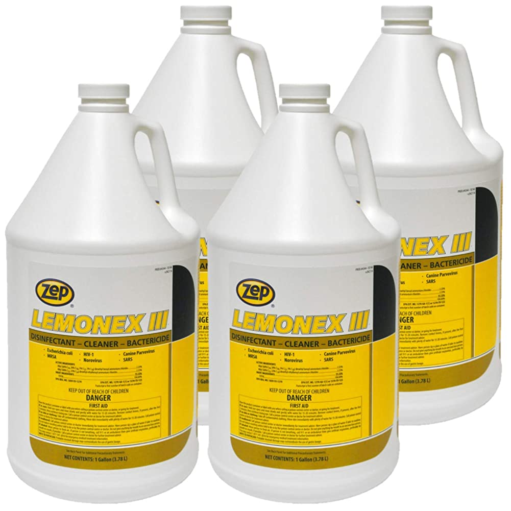 Lemonex III Concentrated Quat Disinfectant Cleaner - 1 Gallon