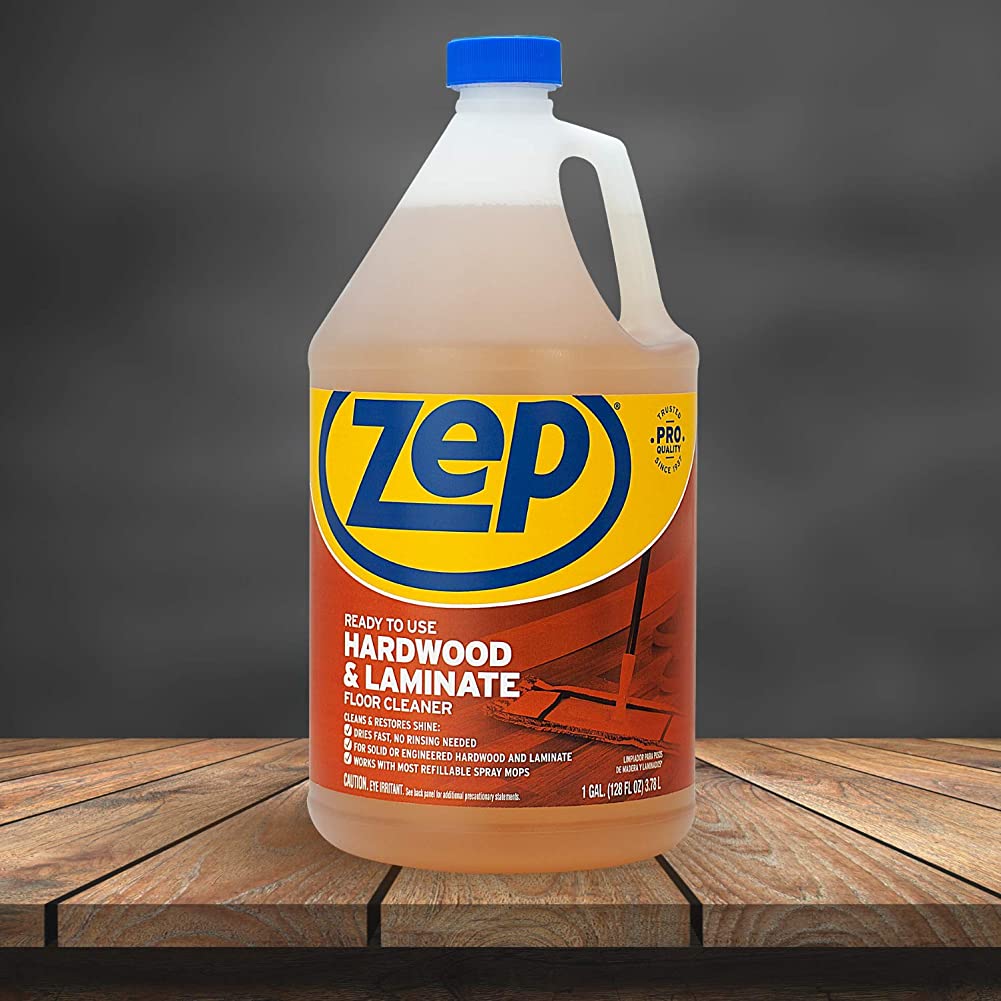 ZEP 1 Gallon Hardwood and Laminate Floor Cleaner ZUHLF128 - The Home Depot