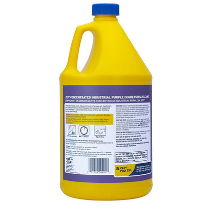 Zep Industrial Purple Cleaner and Degreaser – Engine Degreaser – 1 Gallon