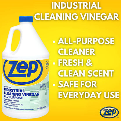 Zep Industrial Cleaner With Vinegar 1 Gal (Case of 4) and Zep Professional Sprayer Bottle (Case of 12) Bundle