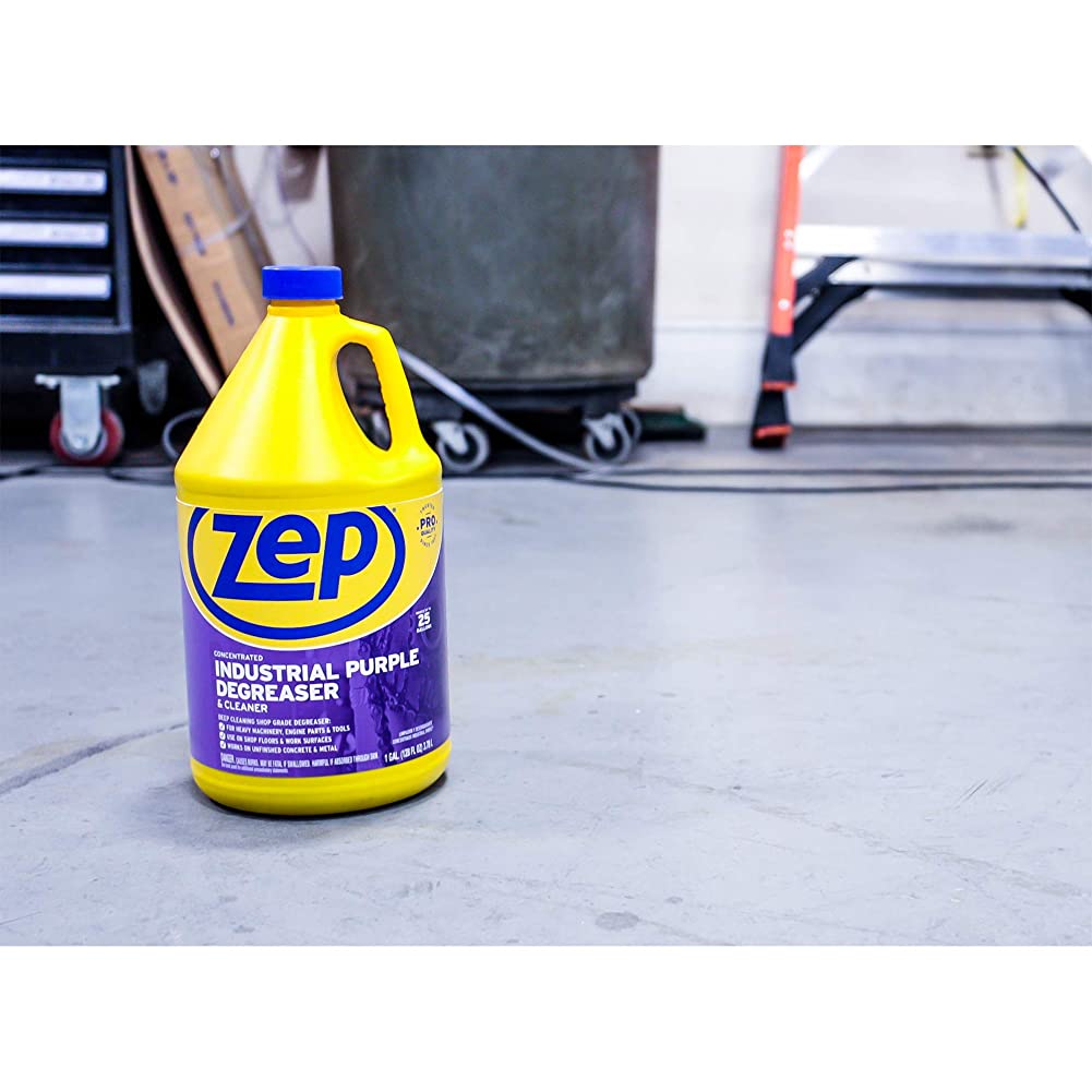 Zep Industrial Purple Cleaner and Degreaser – Engine Degreaser – 1 Gallon