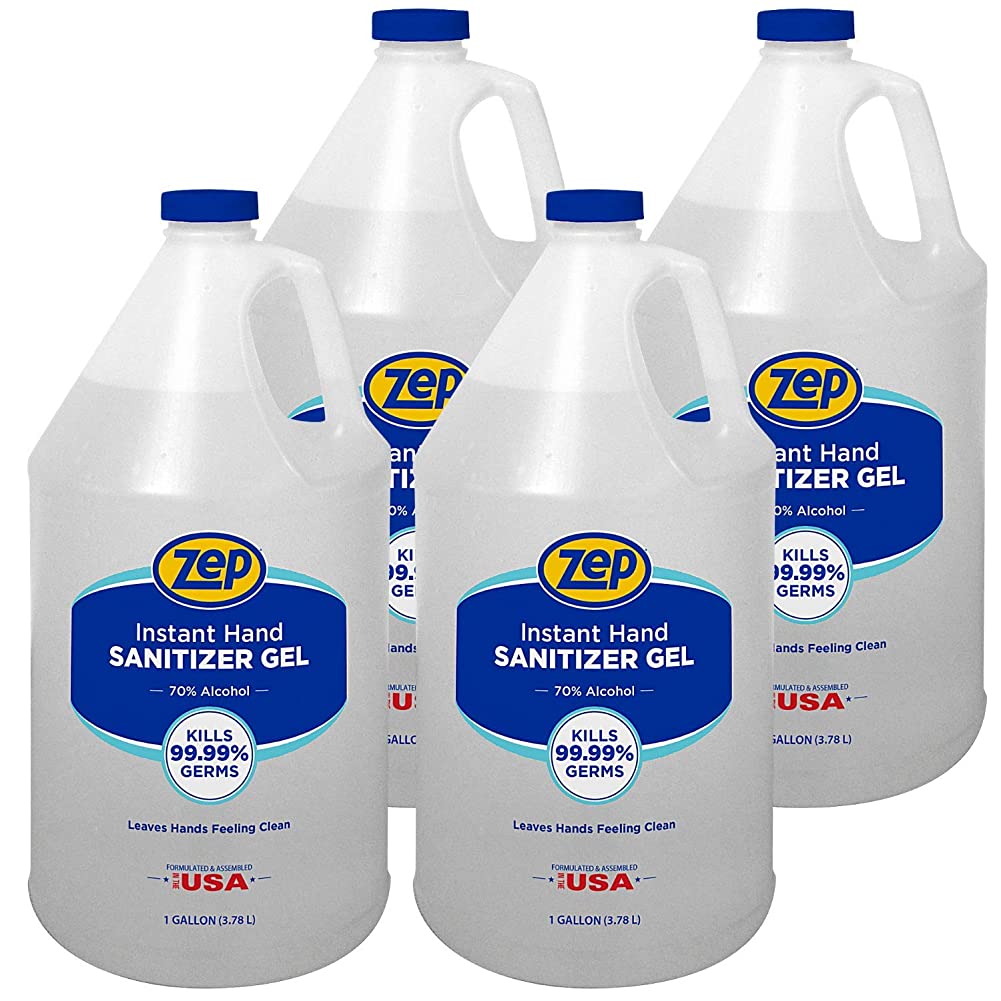 Zep Instant Hand Sanitizer Gel Kills 99.99% of Germs 1 Gallon Zep Inc. Zep Instant Hand Sanitizer Gel Kills 99.99% of Germs 1 Gallon Zep Inc.