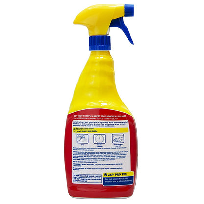 Zep High Traffic Carpet Spot Remover & Cleaner – Enzymatic Stain Remover – 1 Gallon