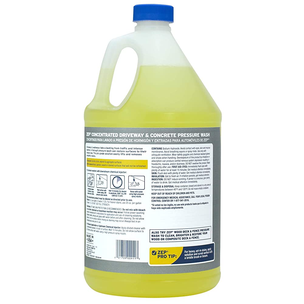 Driveway and Concrete Pressure Wash Cleaner Concentrate - 1 Gallon