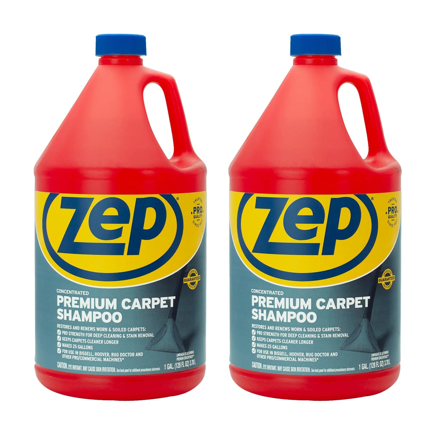 Zep Premium Carpet Shampoo Concentrate – Renews Soiled Carpets – 1 Gallon