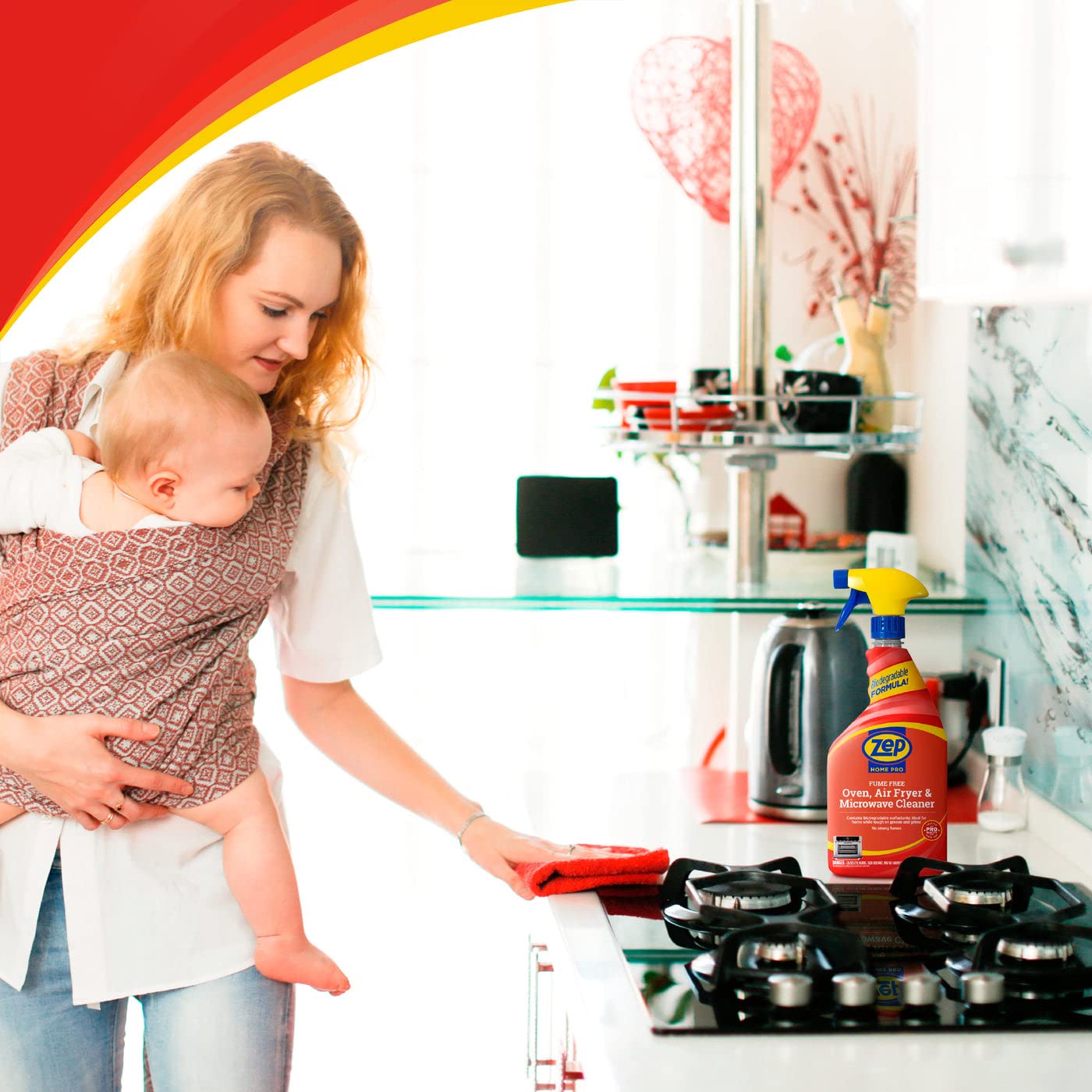 Zep Home Pro Fume-Free Oven, Air Fryer, and Microwave Cleaner - 24