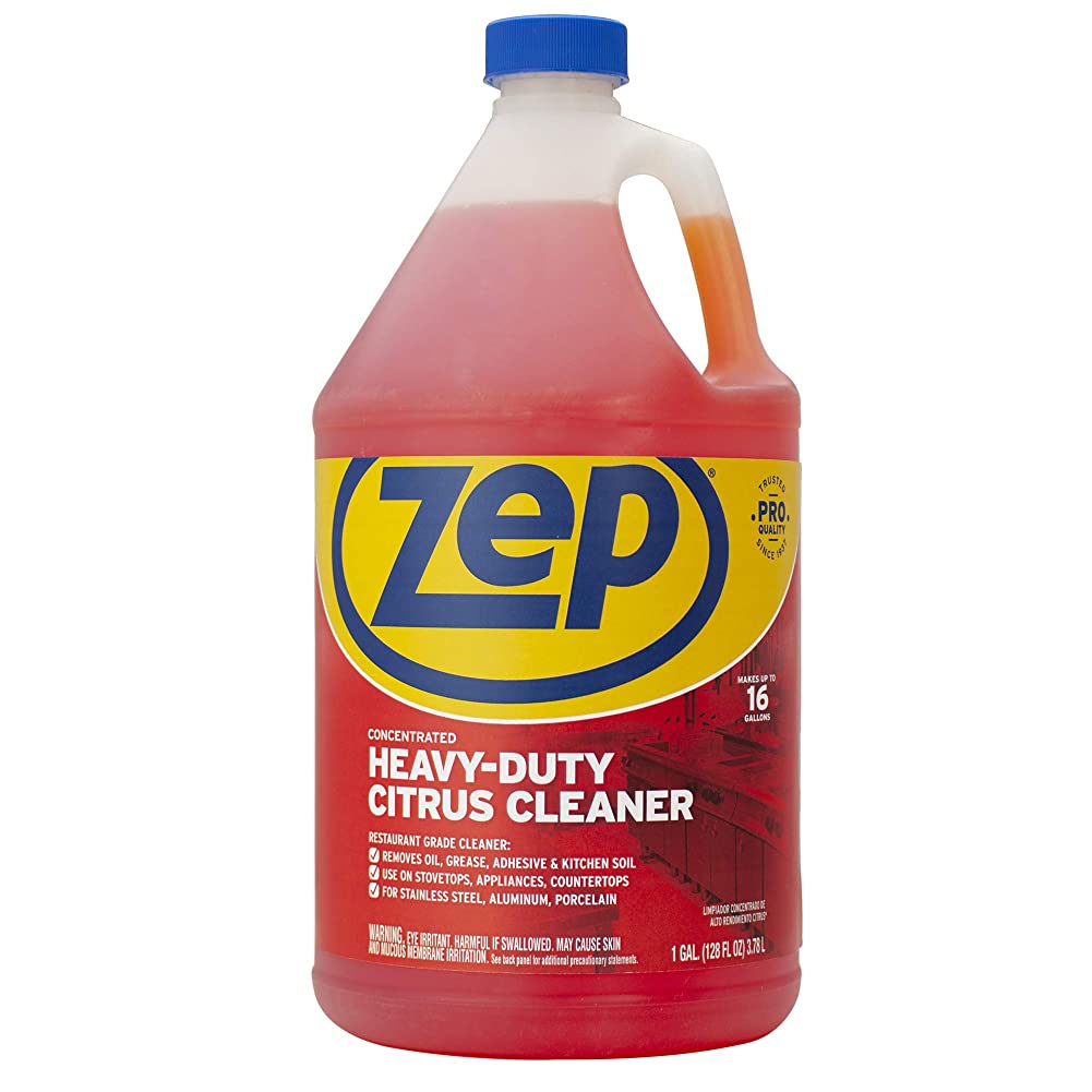 Zep Heavy-Duty Citrus Degreaser and Cleaner – Removes Grease and Grime – 1 Gallon