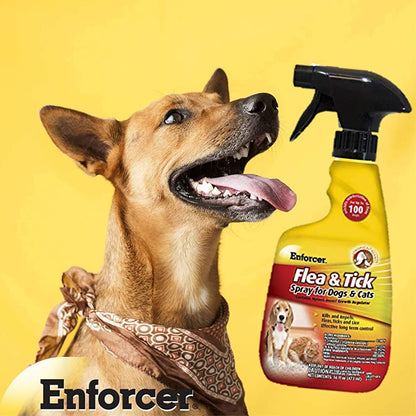 Enforcer Flea and Tick Spray for Dogs and Cats - 16 oz.