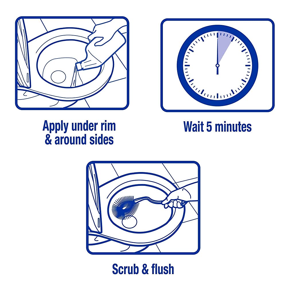 Zep Acidic Toilet Bowl Cleaner - Removes Hard Water Stains (Case of 4) with Zep Shower, Tub & Tile Cleaner – Eliminates Hard Water Stains (Case of 4) Bundle