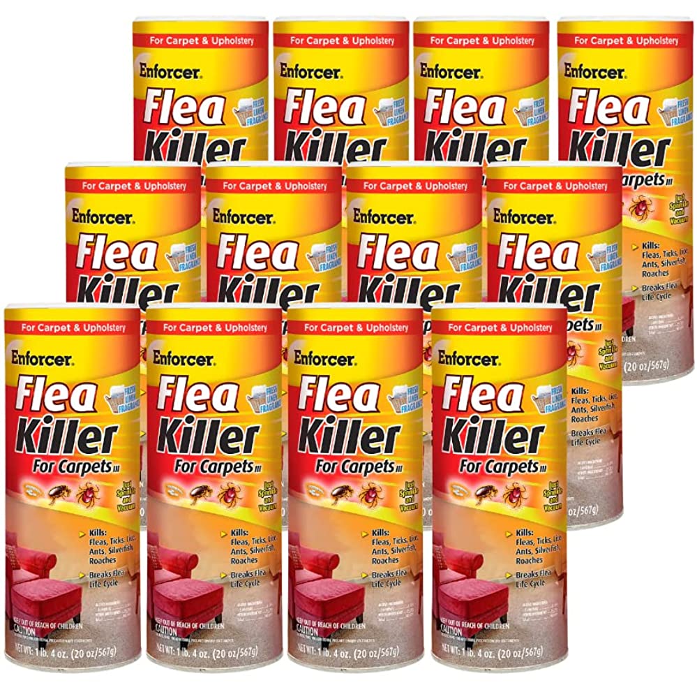 Enforcer Flea Killer for Carpet Fresh Linen - 20 oz.