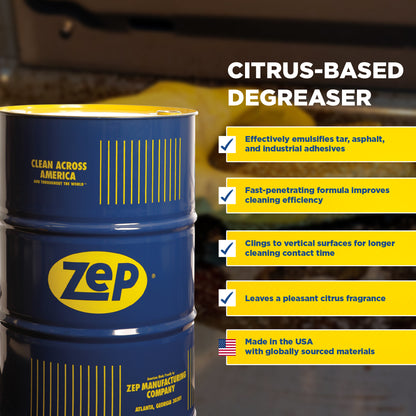 Orange Response Citrus Industrial Degreaser - 55 Gallon
