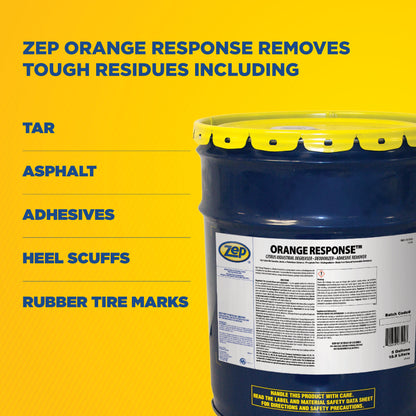 Orange Response Citrus Industrial Degreaser - 5 Gallon