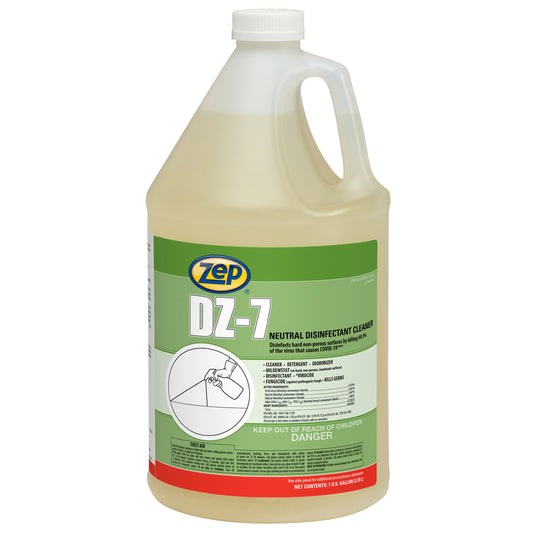 Zep DZ-7 Neutral Detergent Disinfectant - 1 Gallon