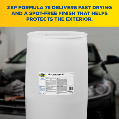 Zep Split Vehicle Wash - 55 Gallon