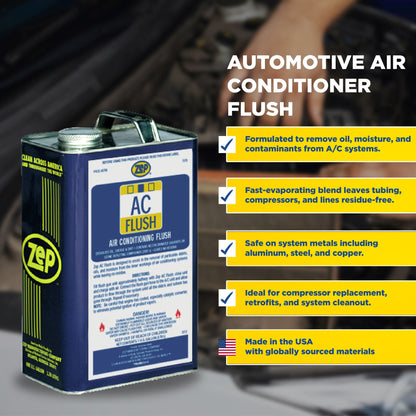 Zep AC Flush - Supports Air Conditioning Cooling - 1 Gallon
