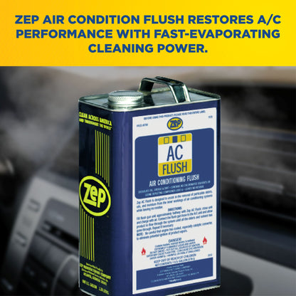 Zep AC Flush - Supports Air Conditioning Cooling - 1 Gallon