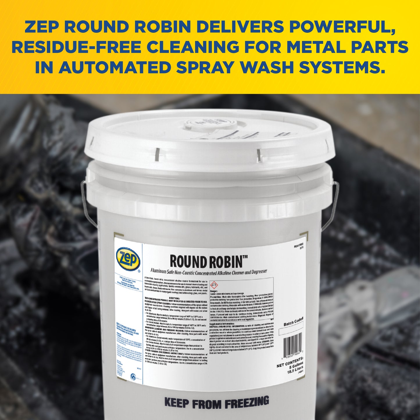 Round Robin Alkaline Cleaner & Degreaser - 5 Gal