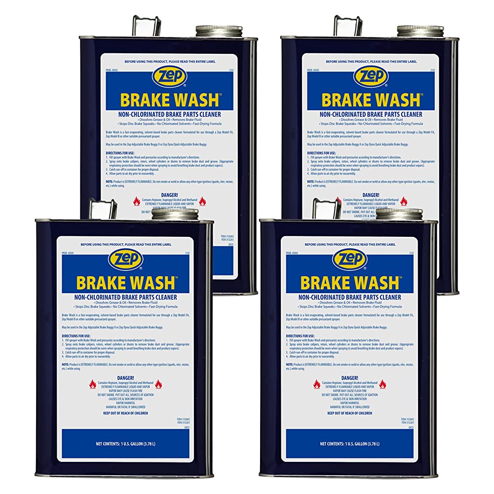 Brake Wash Liquid Non-Chlorinated Brake Parts Cleaner - 1 Gallon