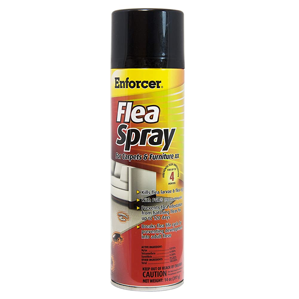 Enforcer Flea Spray for Carpets and Furniture 14 – Zep