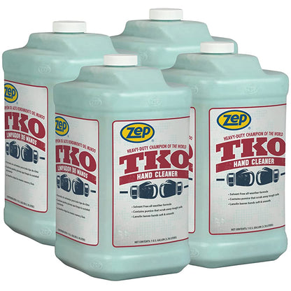 Zep TKO Hand Cleaner – Its Solvent-Free Formula Scrubs Away Tough Soils – 1 Gallon