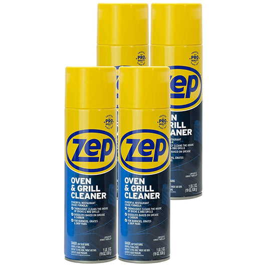 Zep Heavy-Duty Oven and Grill Cleaner Spray ZUOVGR19 (Case of 4)