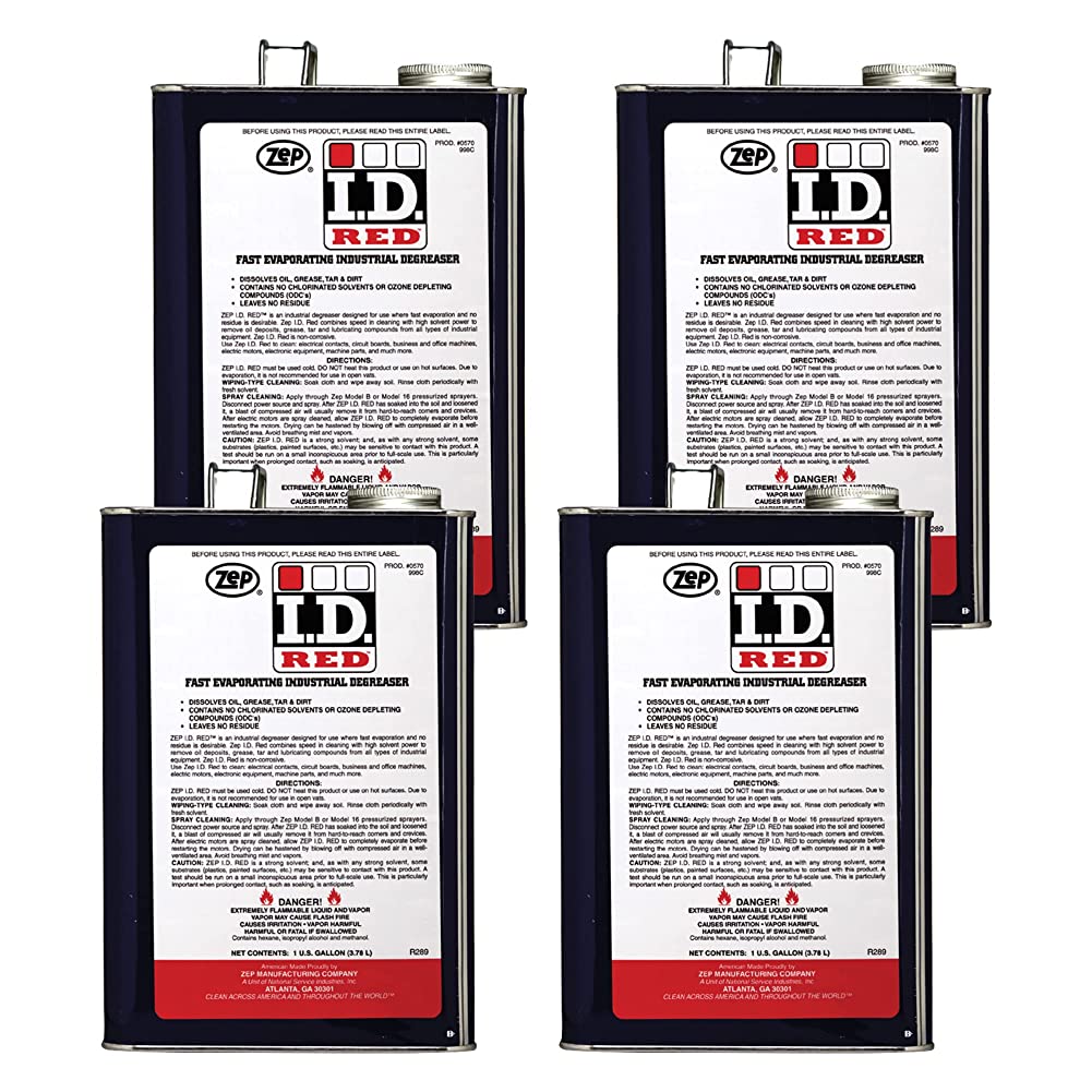 I.D. Red Liquid Fast Evaporating Industrial Degreaser - 1 Gallon