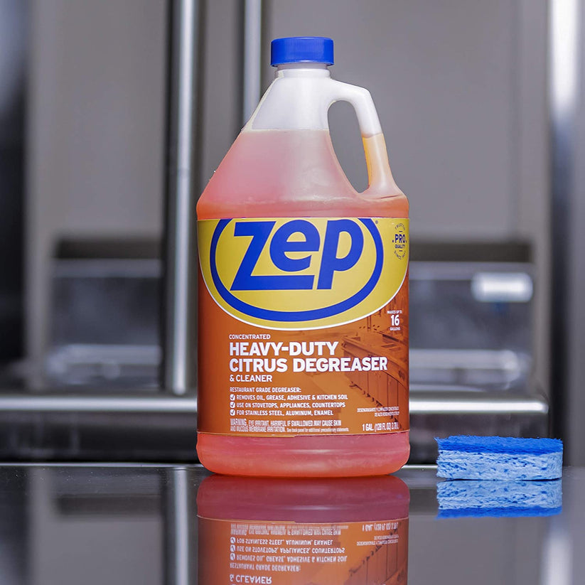 Zep Heavy-Duty Citrus Degreaser and Cleaner – Removes Grease and Grime ...