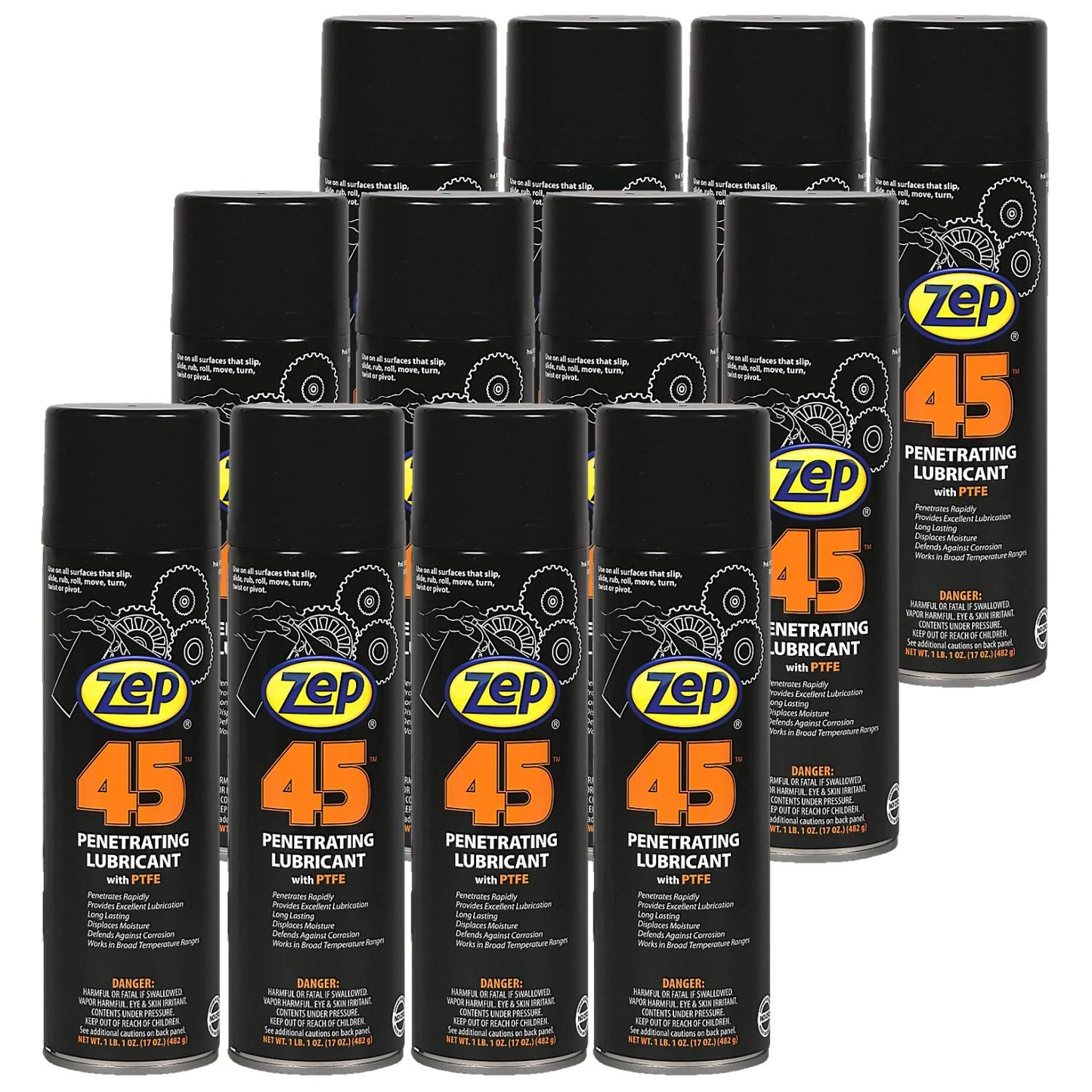 Zep 45 Penetrating Lubricant – Reduces Friction - 17 oz