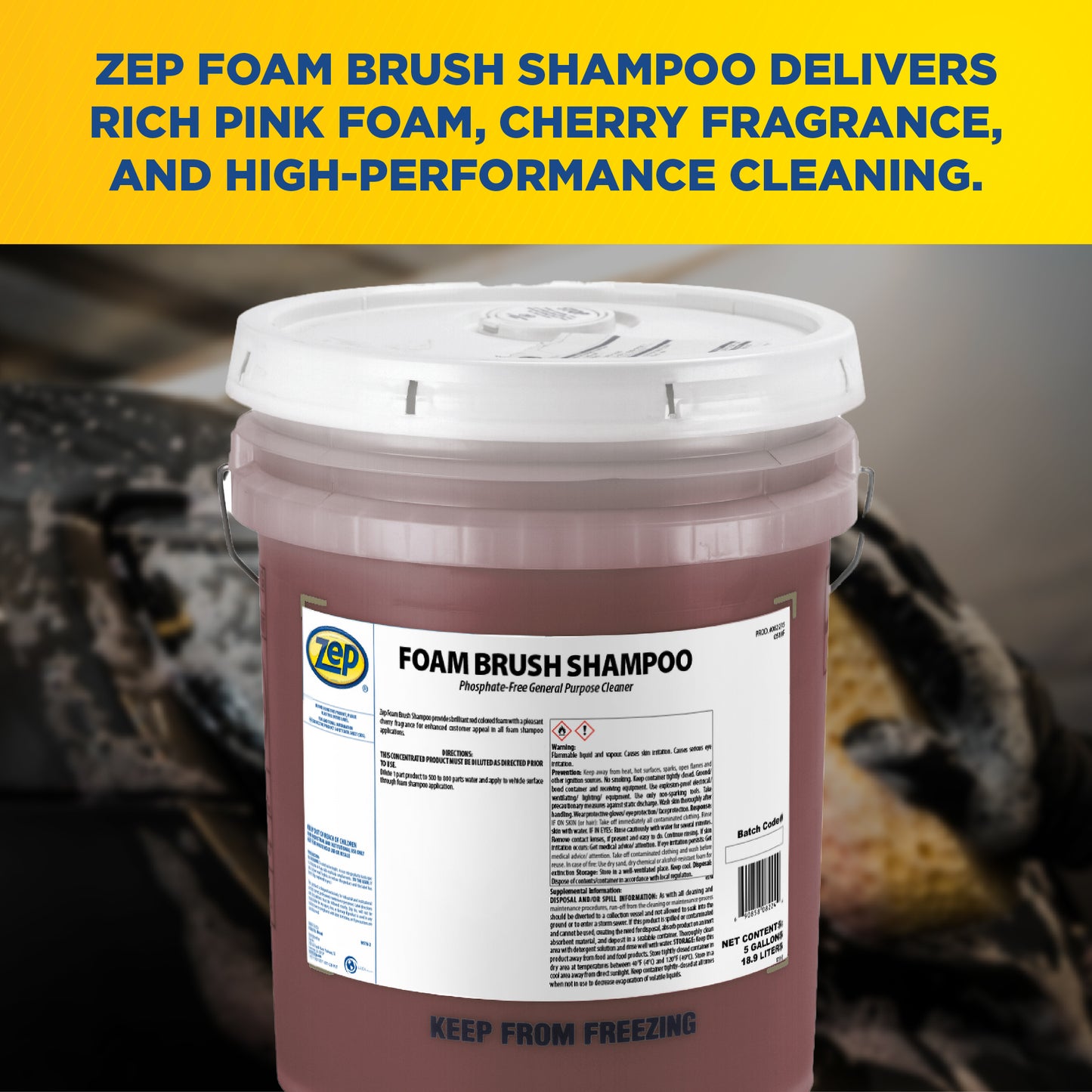 Zep Foam Brush Shampoo