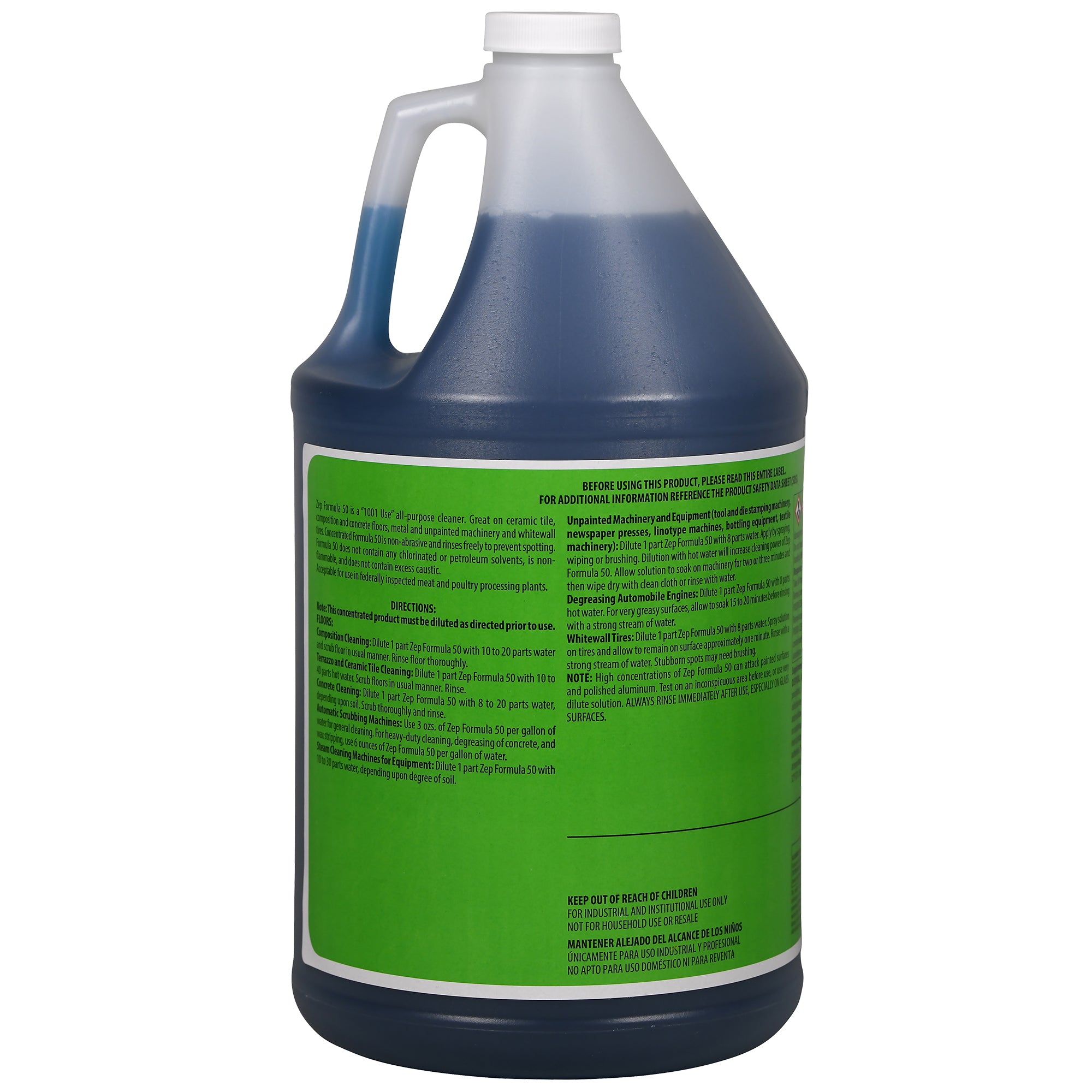Zep Formula 50 Heavy-Duty Cleaner & Degreaser Concentrate