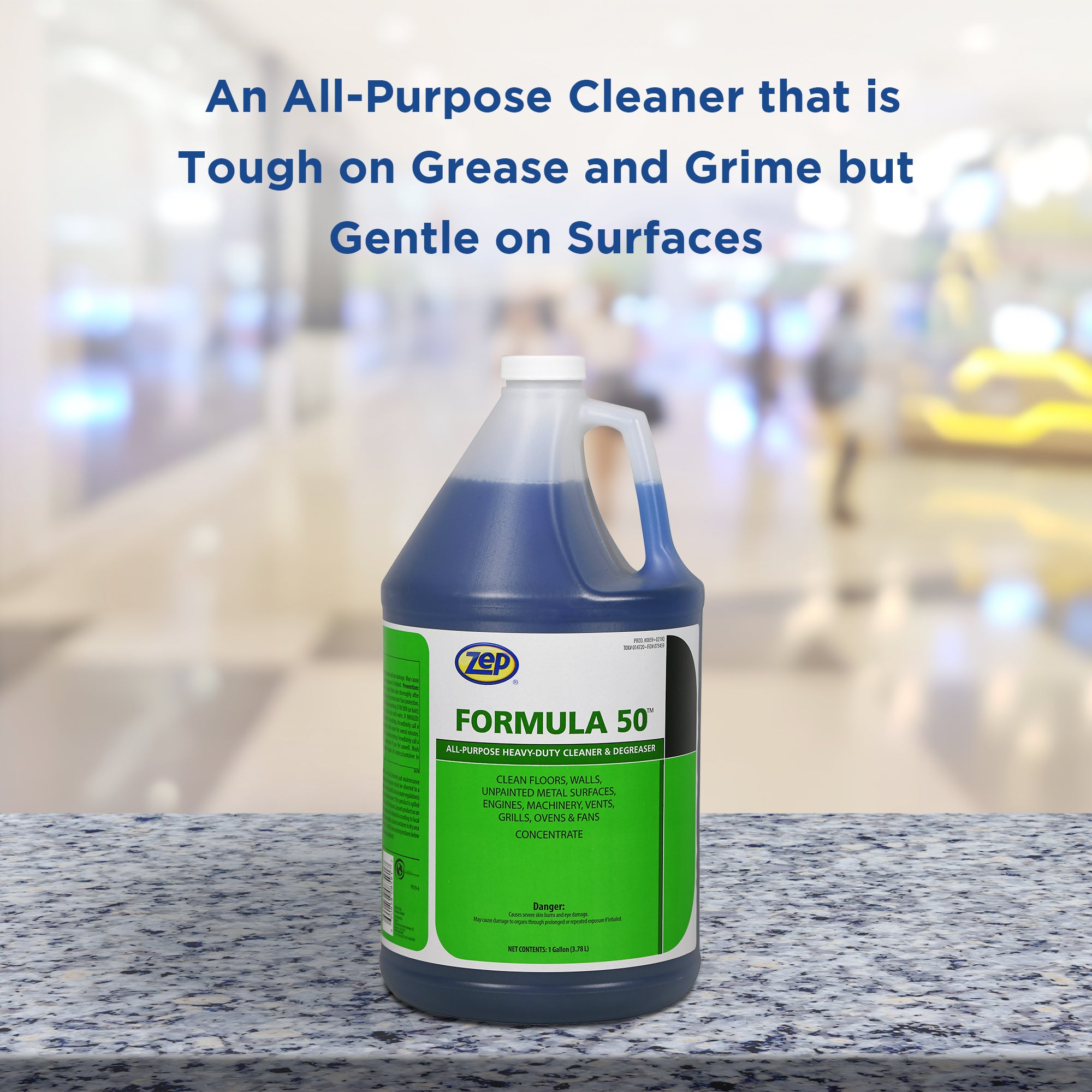 Zep Formula 50 Heavy-Duty Cleaner & Degreaser Concentrate