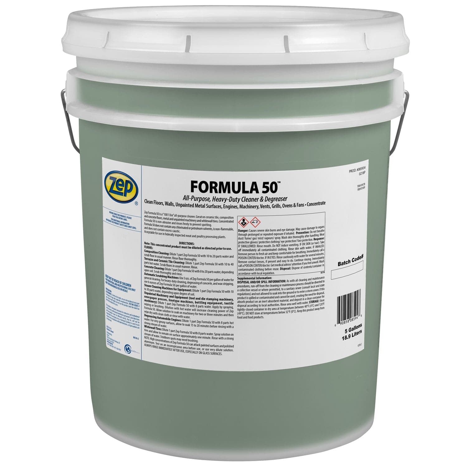 Image for Formula 50 All-Purpose Heavy-Duty Cleaner & Degreaser - 5 Gallon