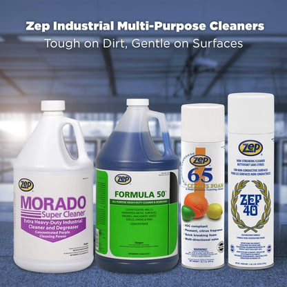 Zep Formula 50 Heavy-Duty Cleaner & Degreaser Concentrate – Industrial Strength Degreaser – 1 Gallon