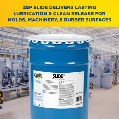 Zep Slide Silicone Lubricant and Release Agent – Reduce Friction – 5 Gallon
