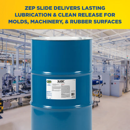 Zep Slide Silicone Lubricant and Release Agent – Reduce Friction – 55 Gallon