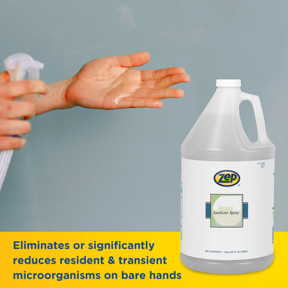 Zep Alcohol Sanitizer Spray – Hand Sanitizer – 1 Gallon