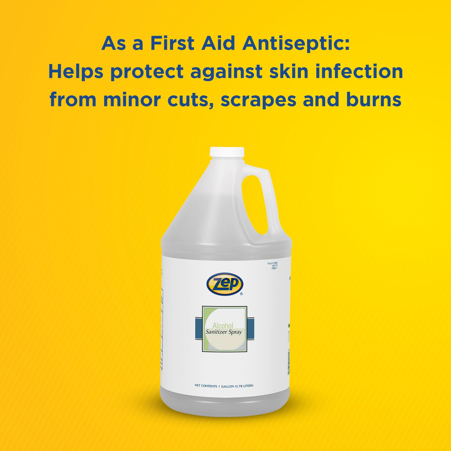 Zep Alcohol Sanitizer Spray – Hand Sanitizer – 1 Gallon