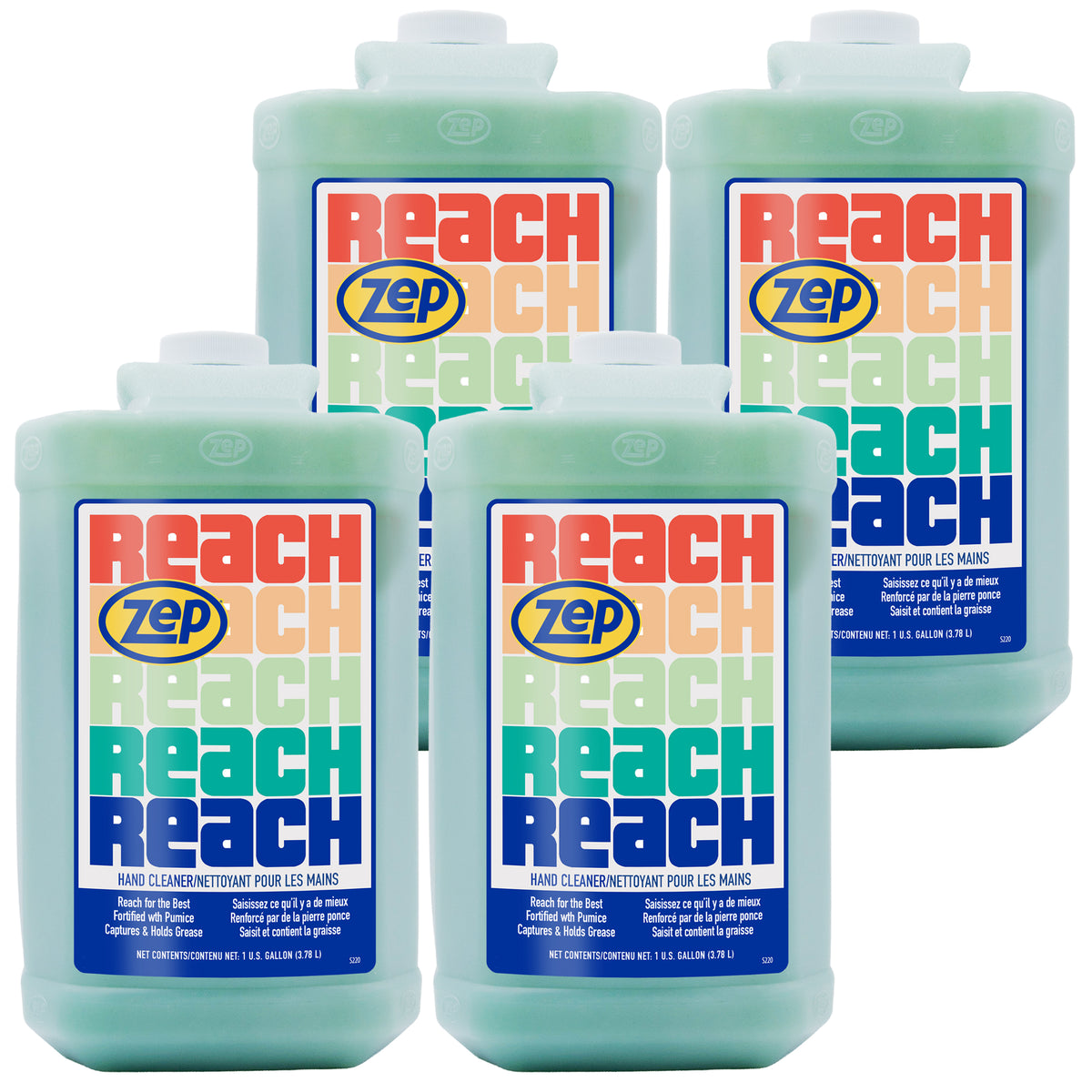 Zep Reach Hand Cleaner – Captures and Holds Grease – 1 Gallon