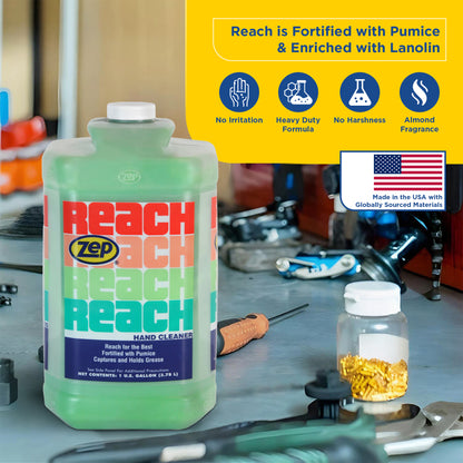 Zep Reach Hand Cleaner – Captures and Holds Grease – 1 Gallon