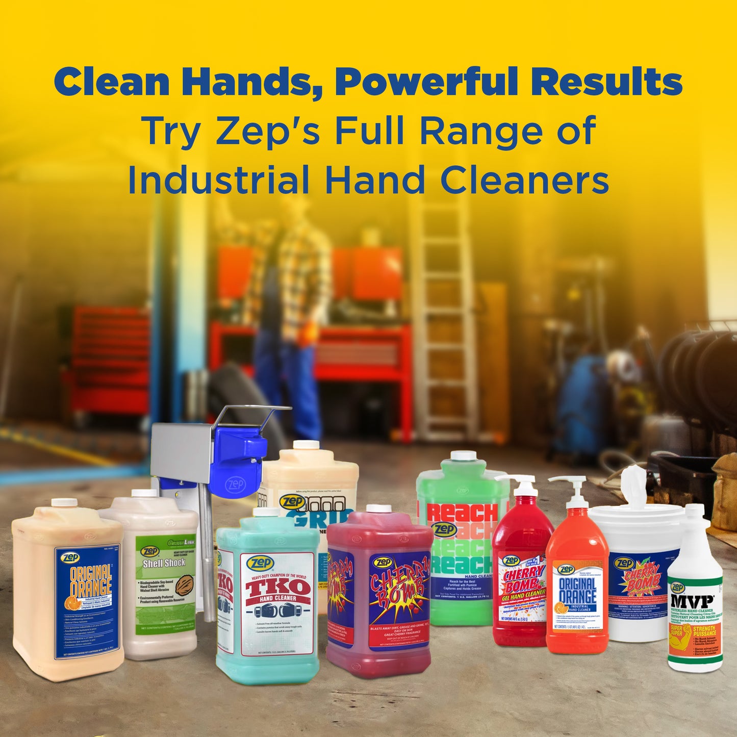 Zep Reach Hand Cleaner – Captures and Holds Grease – 1 Gallon