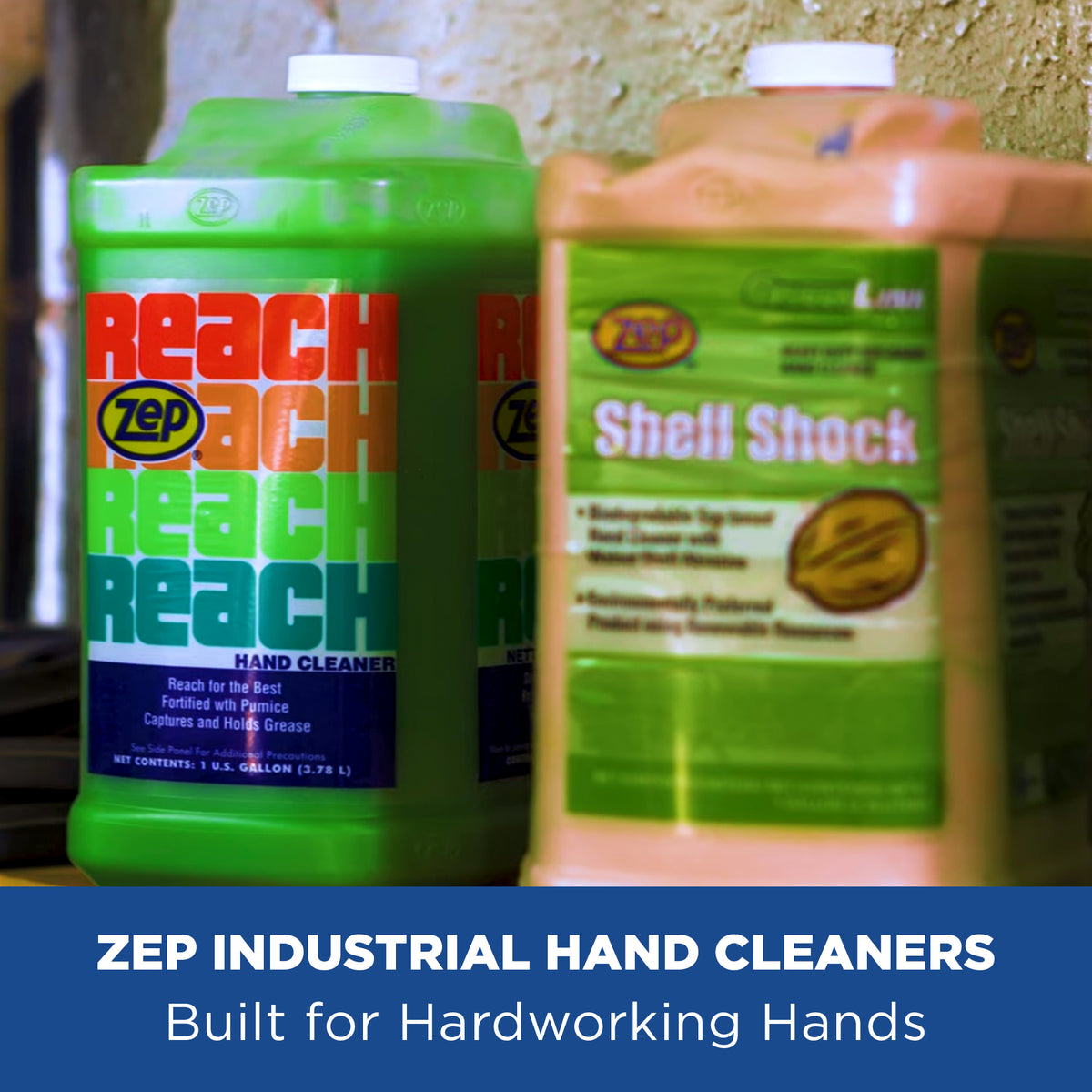 Zep Reach Hand Cleaner – Captures and Holds Grease – 1 Gallon