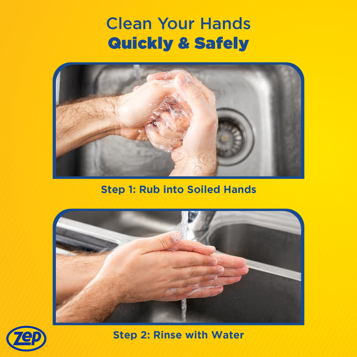 Zep Reach Hand Cleaner – Captures and Holds Grease – 1 Gallon