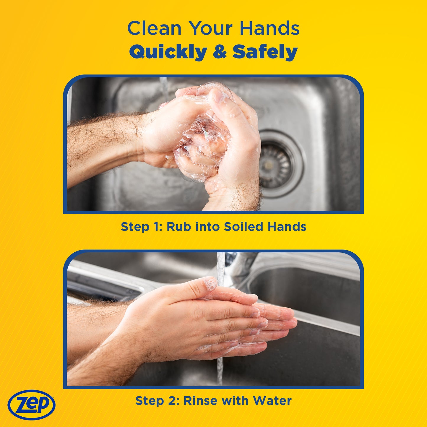 Zep Reach Hand Cleaner – Captures and Holds Grease – 1 Gallon