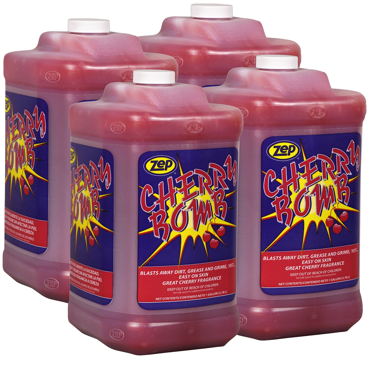 Zep Cherry Bomb Hand Cleaner – Removes Industrial Soils from Hands – 1 Gallon