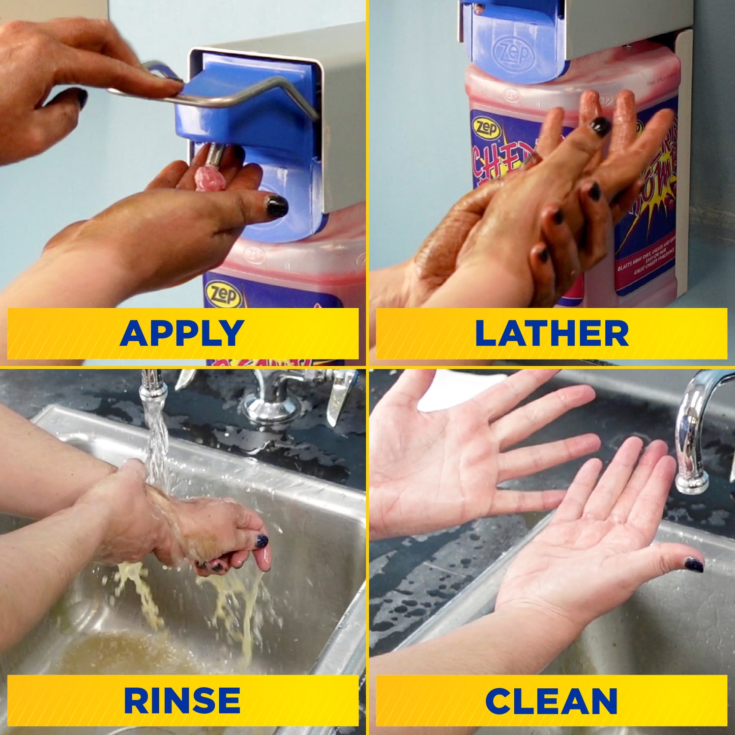 Zep Cherry Bomb Hand Cleaner - Blasts away dirt, grease, and grime - 1 qt