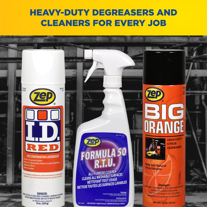 Zep I.D. Red Fast Evaporating Industrial Degreaser - 13 oz