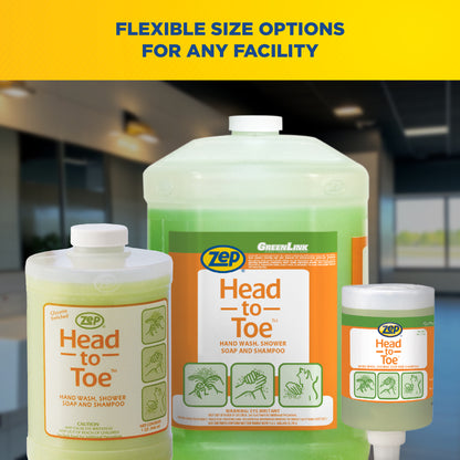 Head-To-Toe Hand Wash, Shower Soap and Shampoo- 1 Gallon