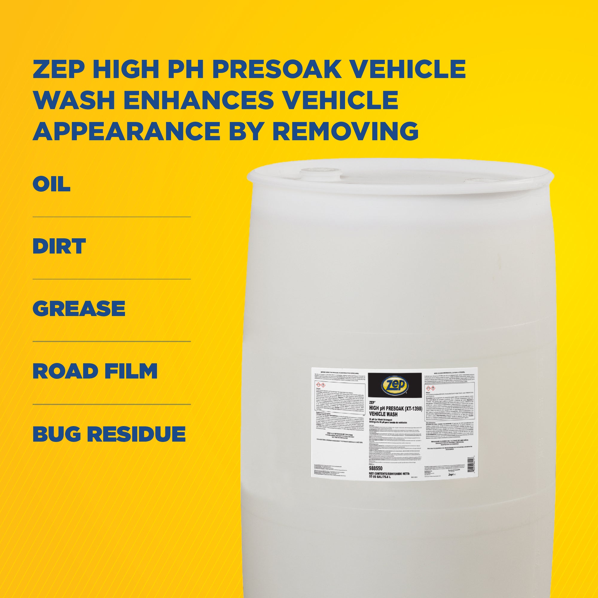 Zep High pH Presoak (XT-1398) – Zep Inc.